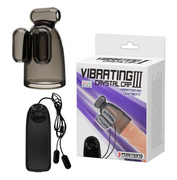 BAILE - Penis Trainer Vibrating Crystal Cap III